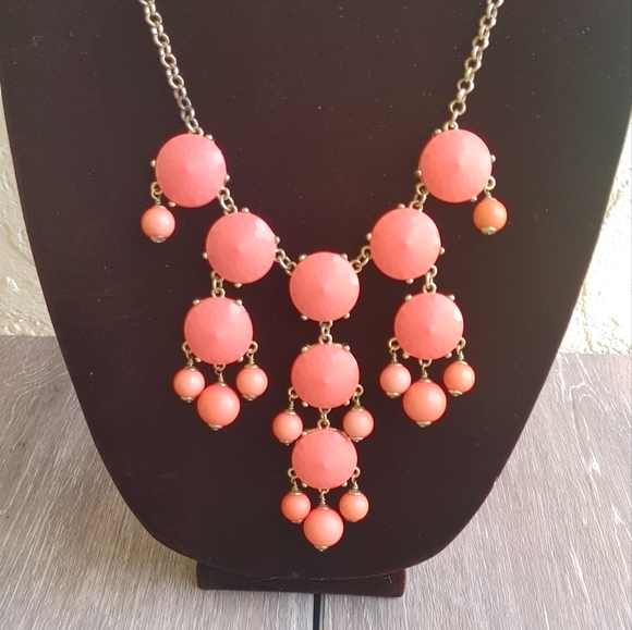 J. Crew Acrylic Beaded Bib Necklace - Picture 7 of 7